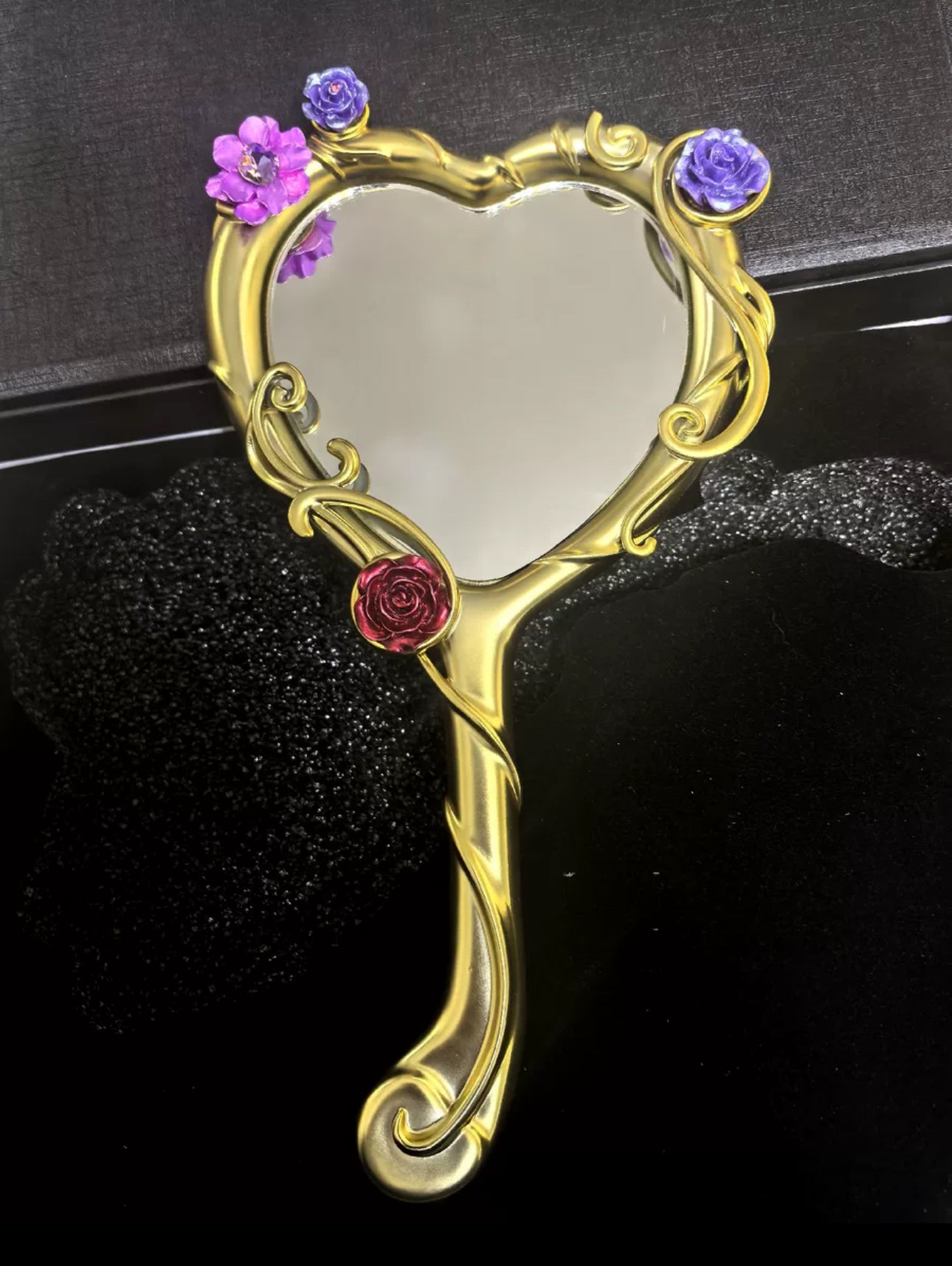 Diamond Castle Handheld Mirror